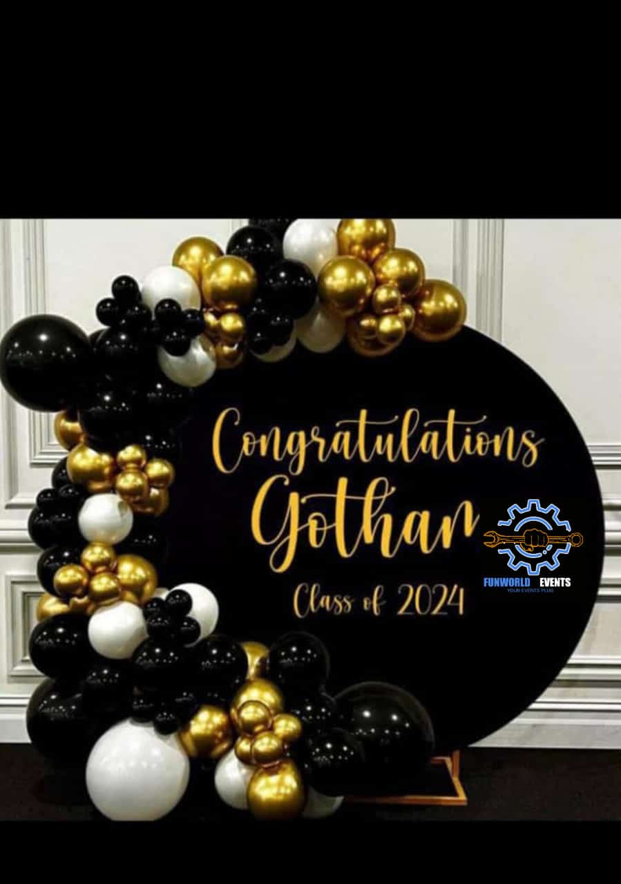 Round Board Balloon Garland